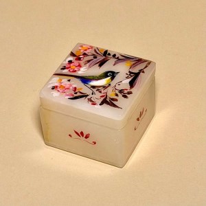 جعبه سنگ مرمر (5*5) گل و مرغ