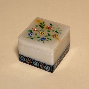 جعبه سنگ مرمر (5*5) گل و بوته