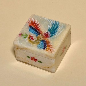 جعبه سنگ مرمر (6*6) سیمرغ تکی