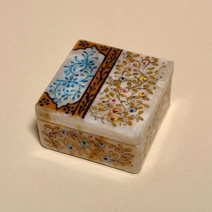 جعبه سنگ مرمر (7*7) تذهیب پرکار