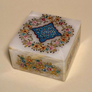 جعبه سنگ مرمر (10*10) تذهیب پرکار
