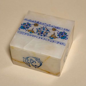 جعبه سنگ مرمر (10*10) تذهیب پرکار
