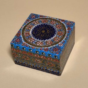 جعبه سنگ مرمر (10*10) تذهیب اعلا