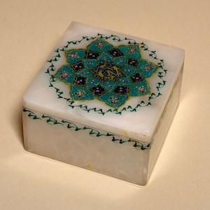 جعبه سنگ مرمر (10*10) تذهیب اعلا
