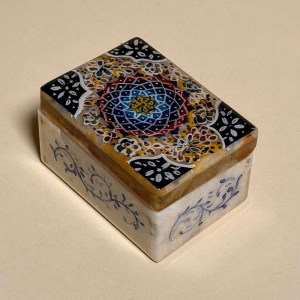 جعبه سنگ مرمر (7*5) تذهیب پرکار