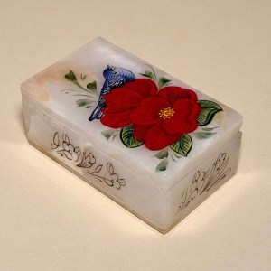 جعبه سنگ مرمر (6*10) گل و مرغ اعلا