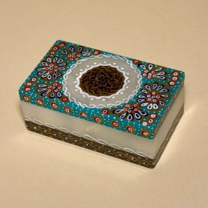 جعبه سنگ مرمر (6*10) تذهیب پرکار