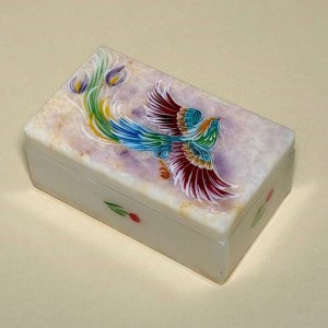 جعبه سنگ مرمر (6*10) سیمرغ تکی