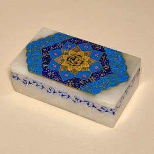 جعبه سنگ مرمر (7*12) تذهیب پرکار