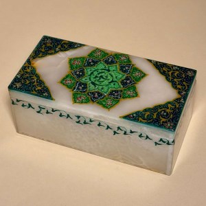 جعبه سنگ مرمر (8*15) تذهیب اعلا