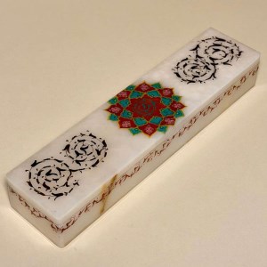 جعبه سنگ مرمر (6*25) تذهیب اعلا