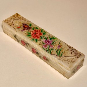 جعبه سنگ مرمر (6*25) گل و مرغ اعلا