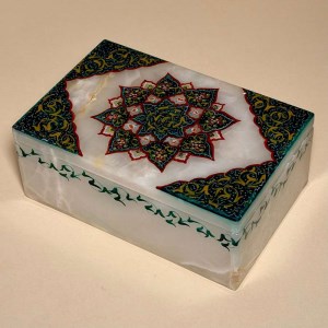 جعبه سنگ مرمر (10*15) تذهیب اعلا