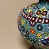گلدان میناکاری روی سفال فرم شاهی 