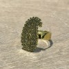 انگشتر برنج بته جقه قلم زنی