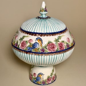 شکلات خوری پایه دار بدنه و پایه نقش زندگی 